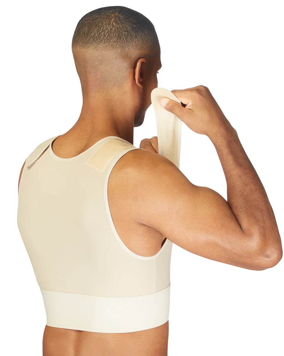 Clearpoint Medical Men’s Shapewear Zippered Short Vest - 784 - Image 4