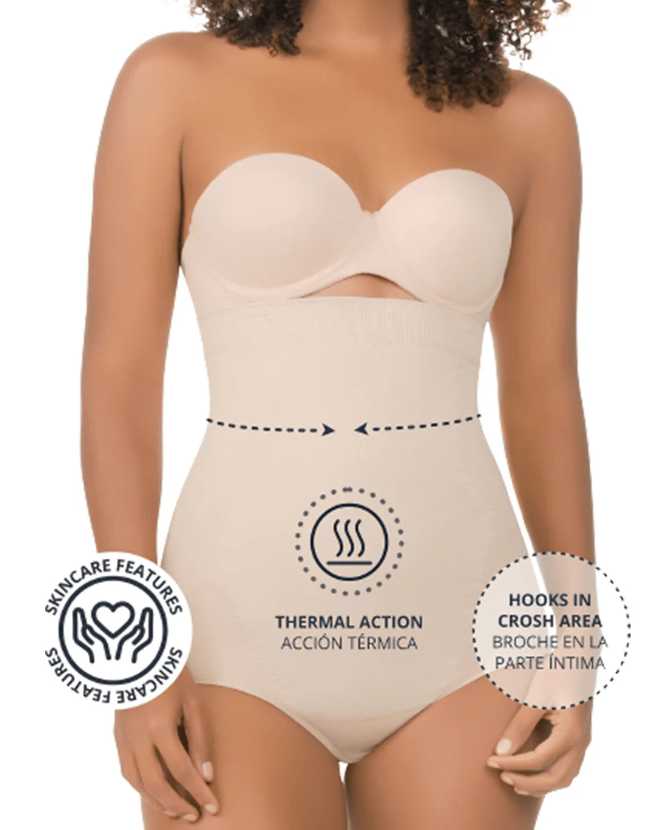 CYSM High-Waist Tummy Control Shaper in Thong - 1596 - Image 3