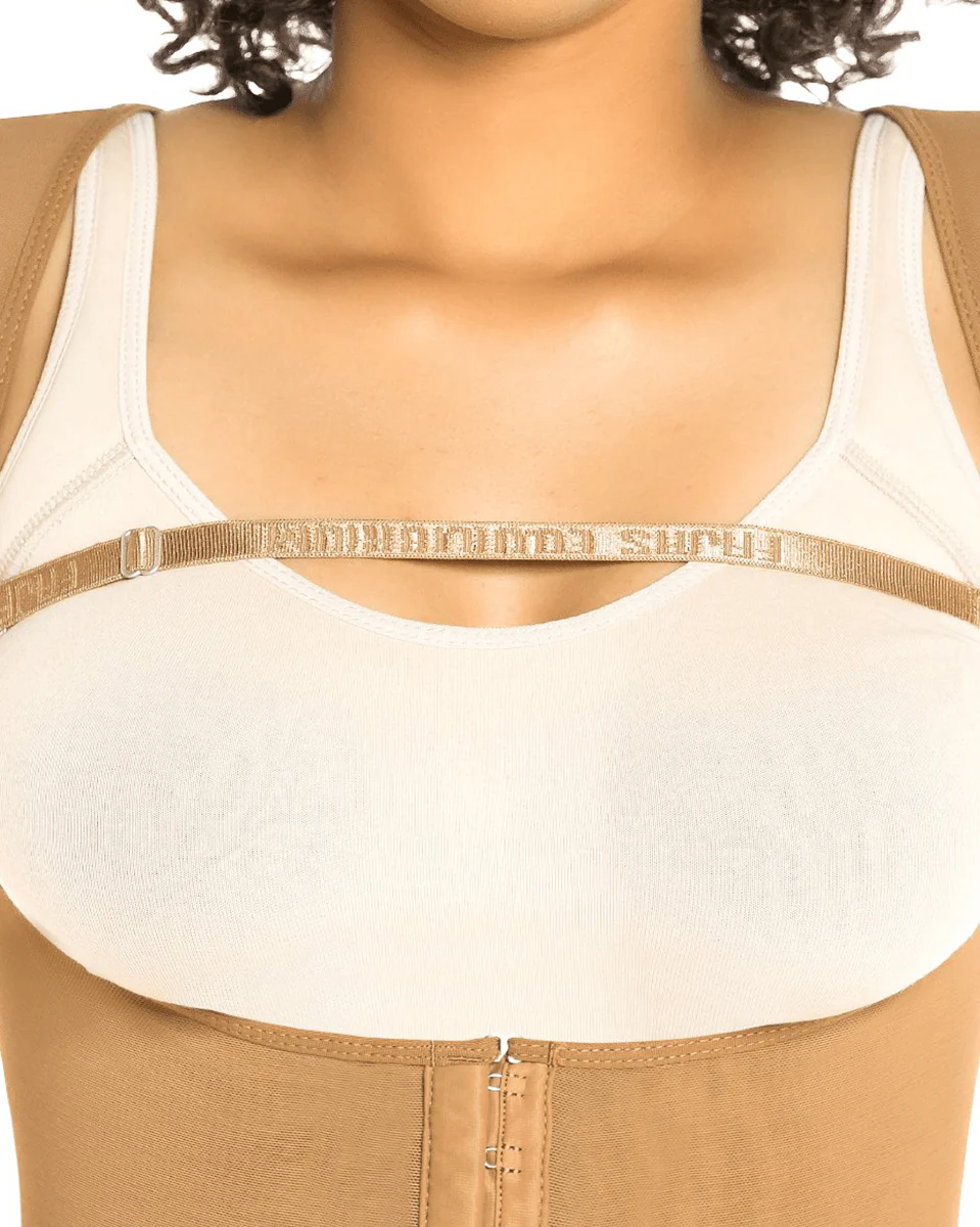 Equilibrium Post Op Shapewear With Sleeves Bodysuit - Image 3