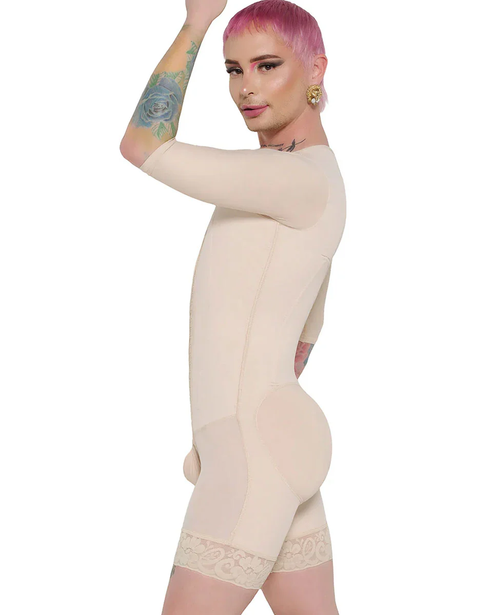 Fajas Tributo 1020 Sculpting Ken doll Colombian Faja Corset With Bra Extra High Compression for Post-Surgery & Daily Shaping - Image 4