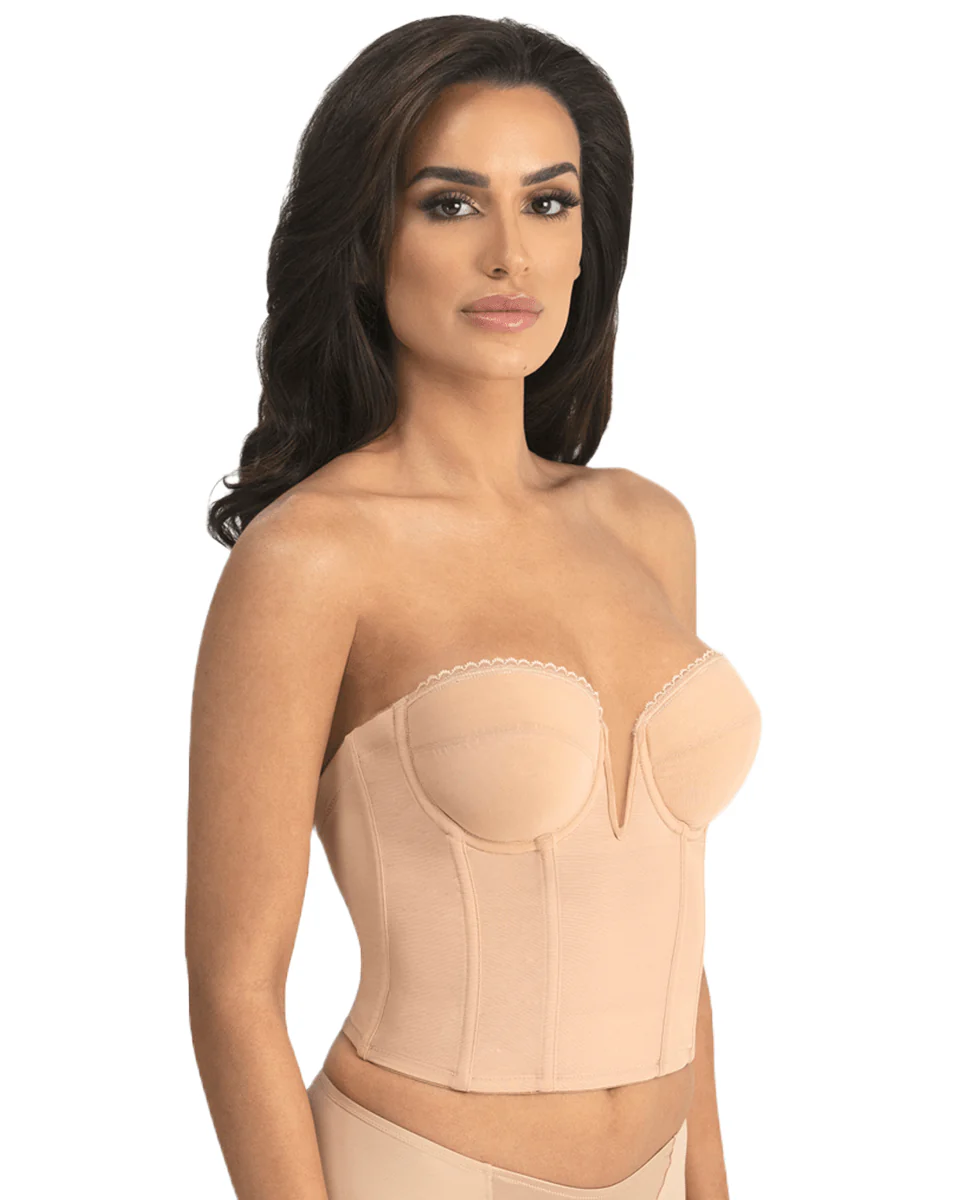 Final Sale Clearance Dominique Valerie V Wire Backless Strapless Bra - Image 3