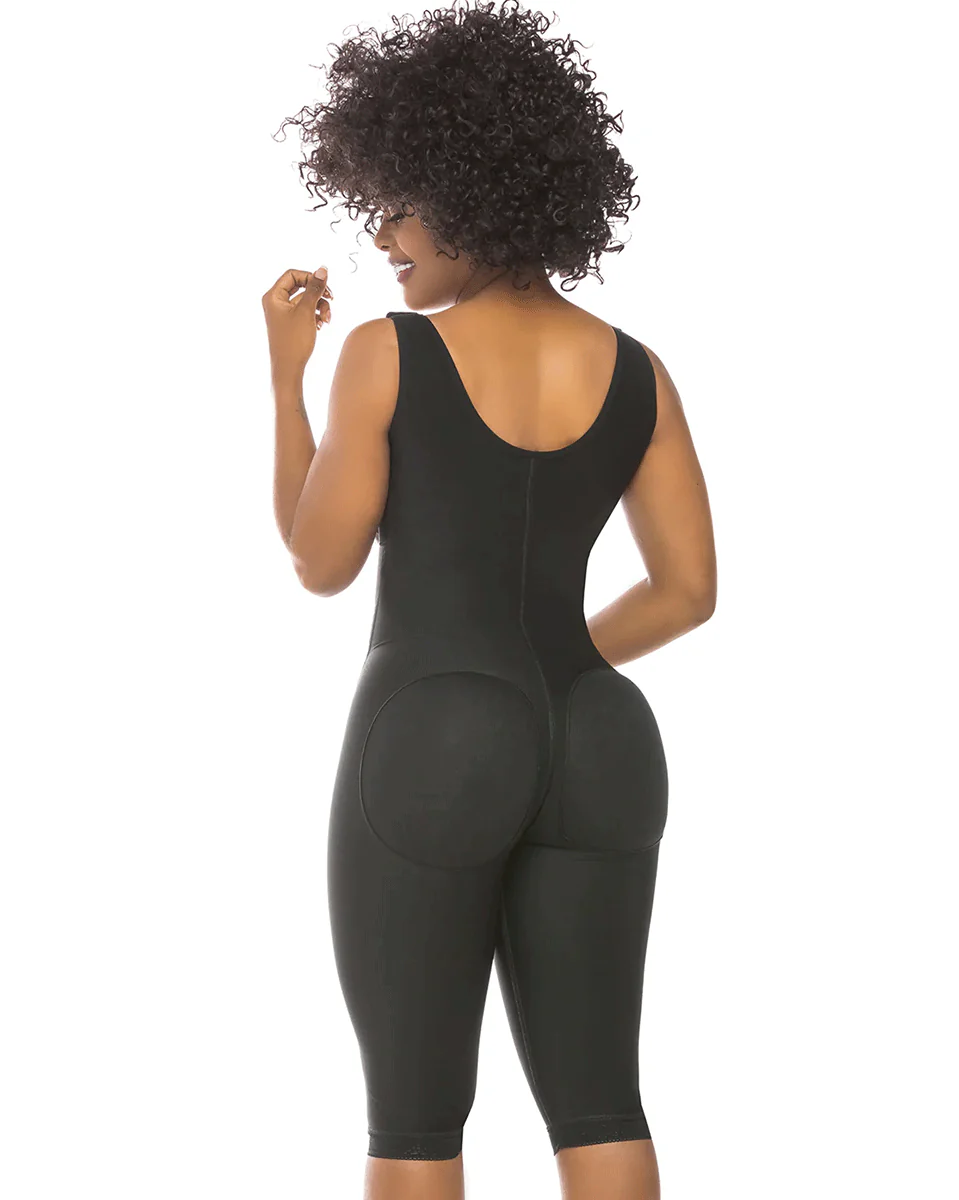 Fajas Salome Stage 1 Post Surgery Knee Length Full Body Shaper - Image 4