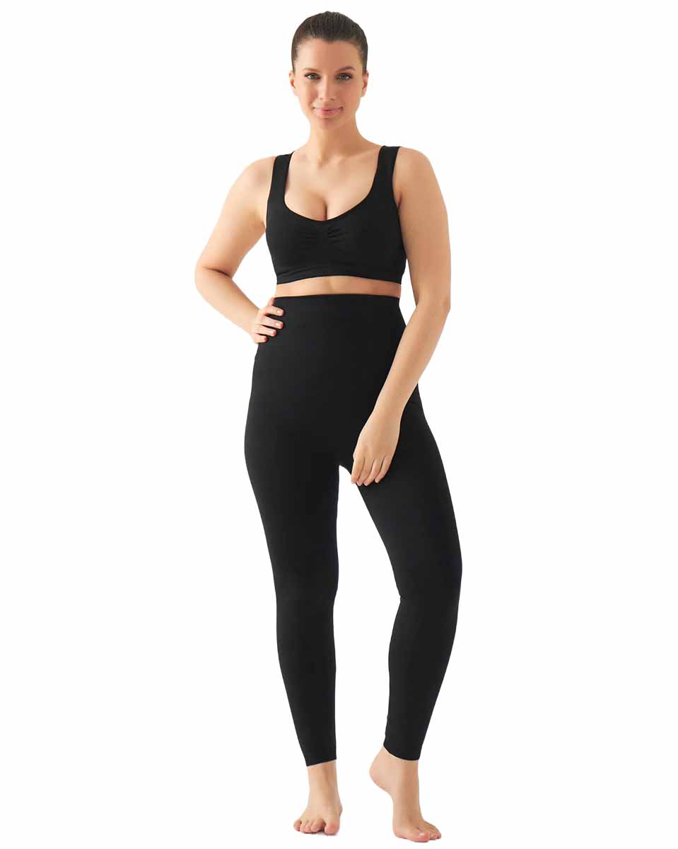Final Sale Clearance Shapengo Daily High Waisted Shaping Leggings - Image 3