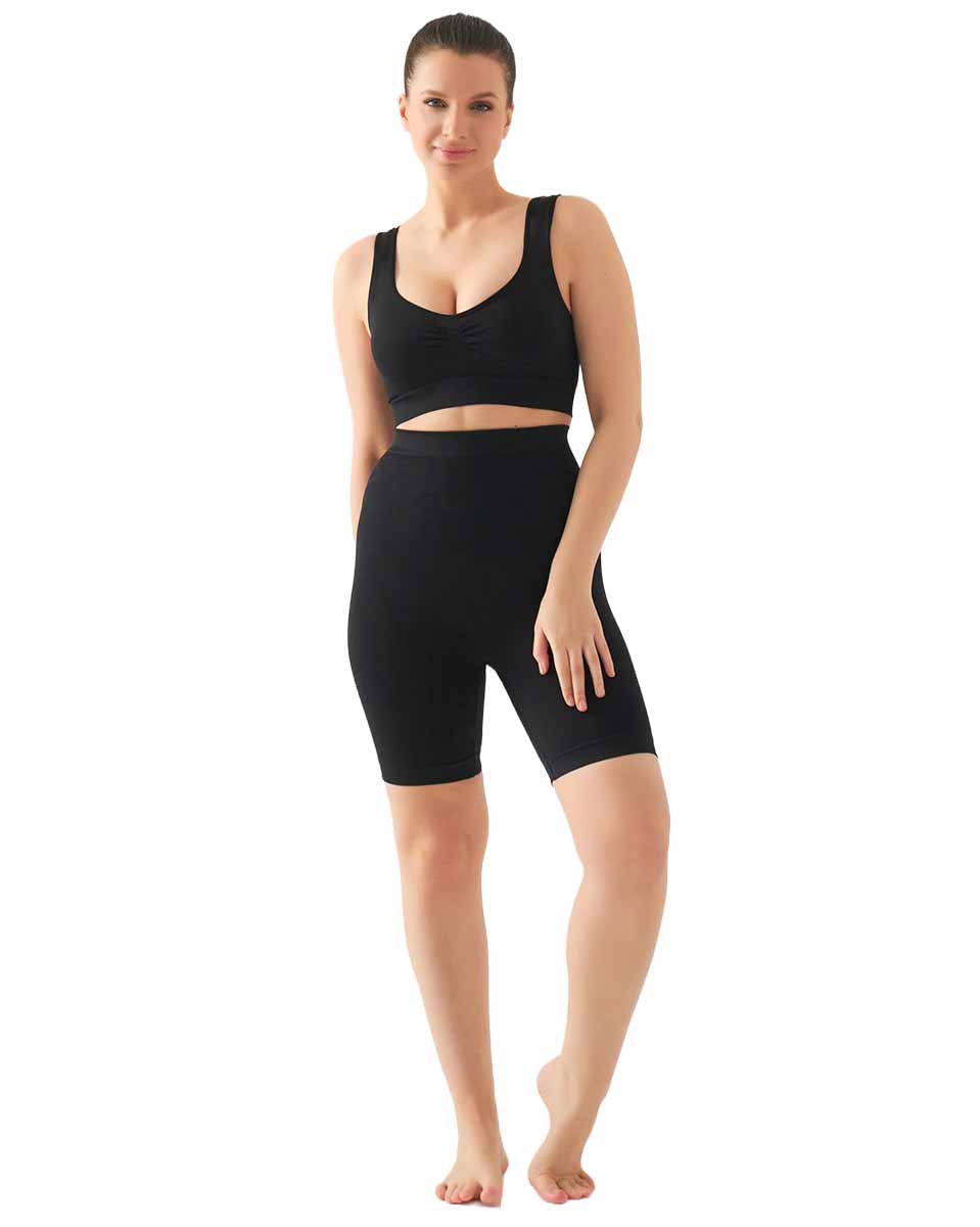 Final Sale Clearance Shapengo Daily High Waisted Shaping Short - Image 4