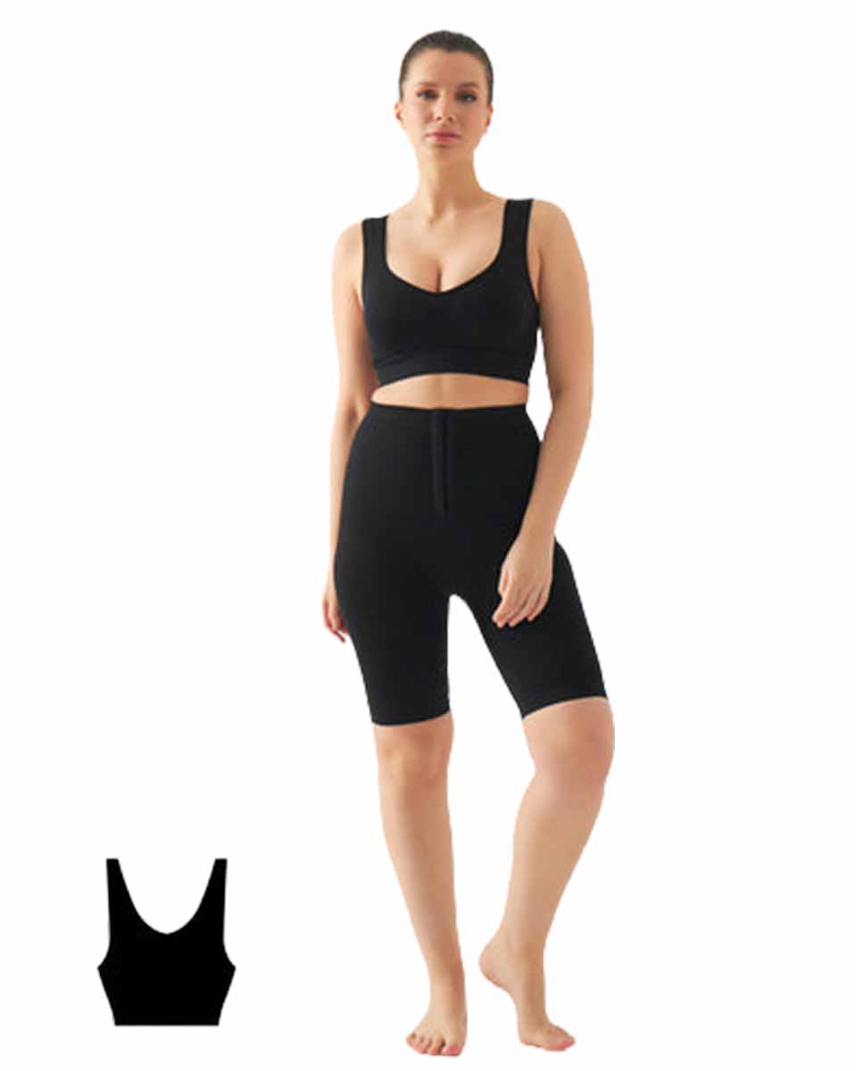 Final Sale Clearance Shapengo Throw-on Wirefree Bra - Image 7