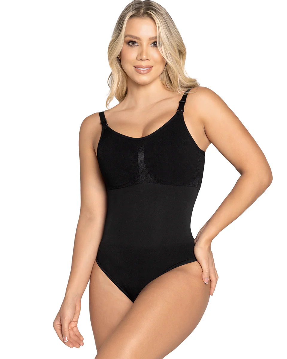 Jackie London Seamless Bust-Thong BodySuit - 116 - Image 3