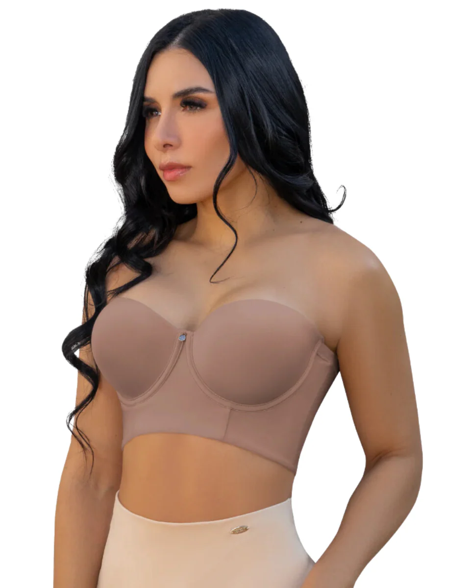 Jackie London Strapless Back Coverage Bra - 60300 - Image 3