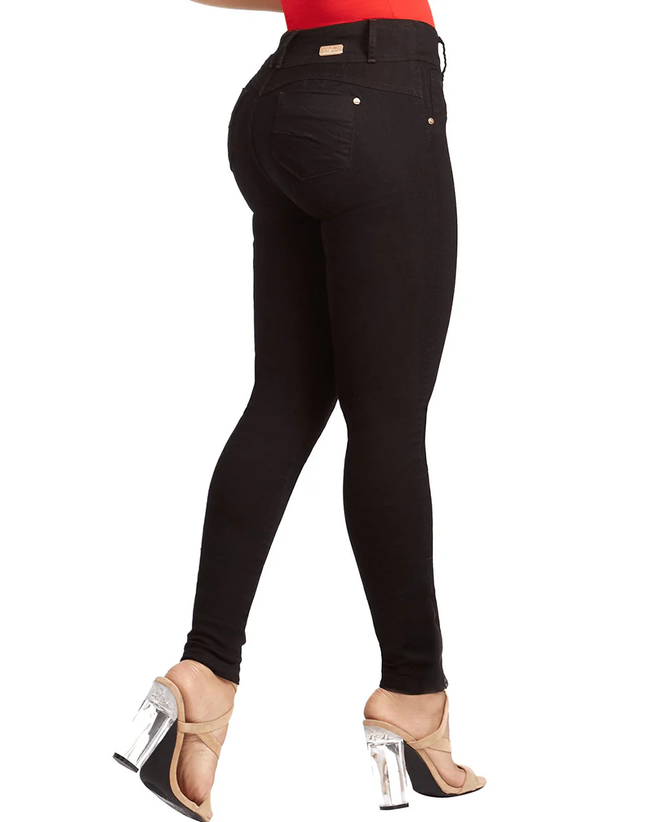 Laty Rose Butt Lifting Jeans Wide Waistband - Image 4