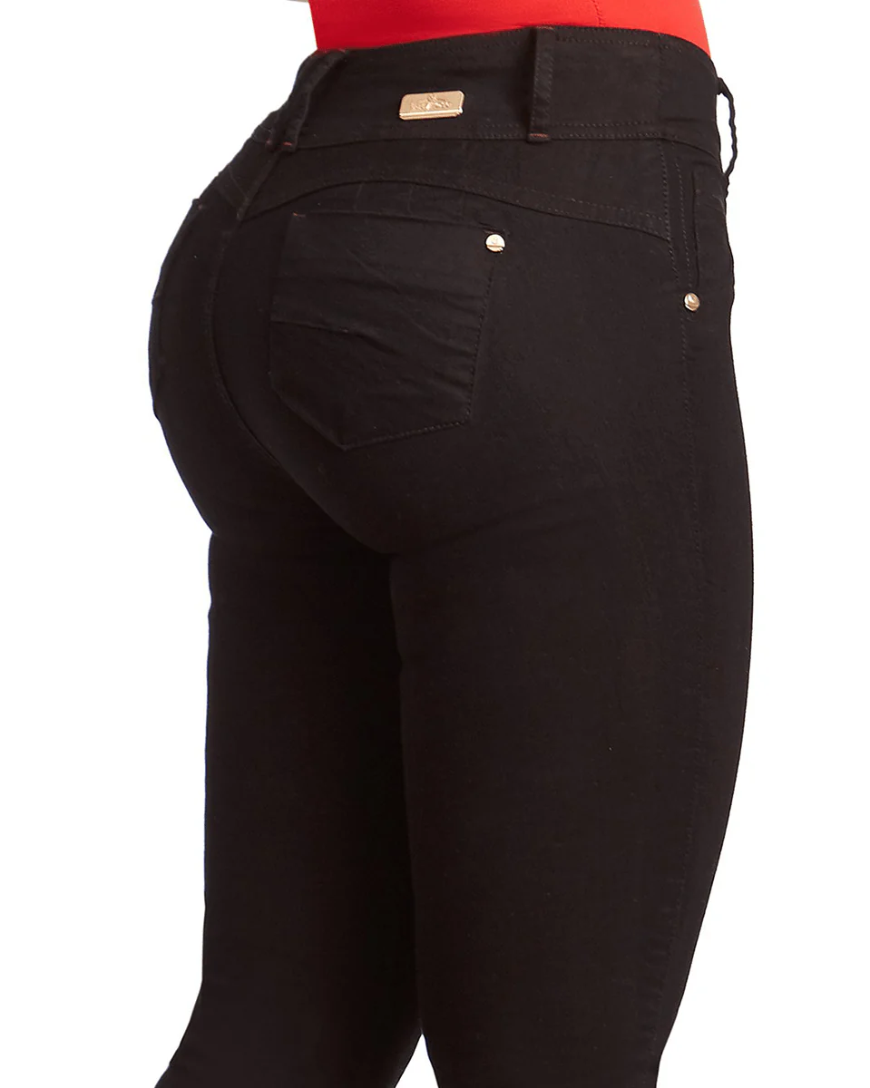 Laty Rose Butt Lifting Jeans Wide Waistband - Image 5