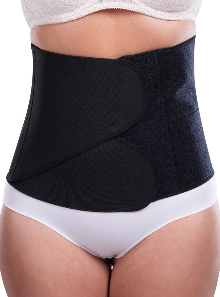 Lipoelastic Kpress 9 inch- Unisex abdominal binder - 2 adjustable cross panels - Image 3