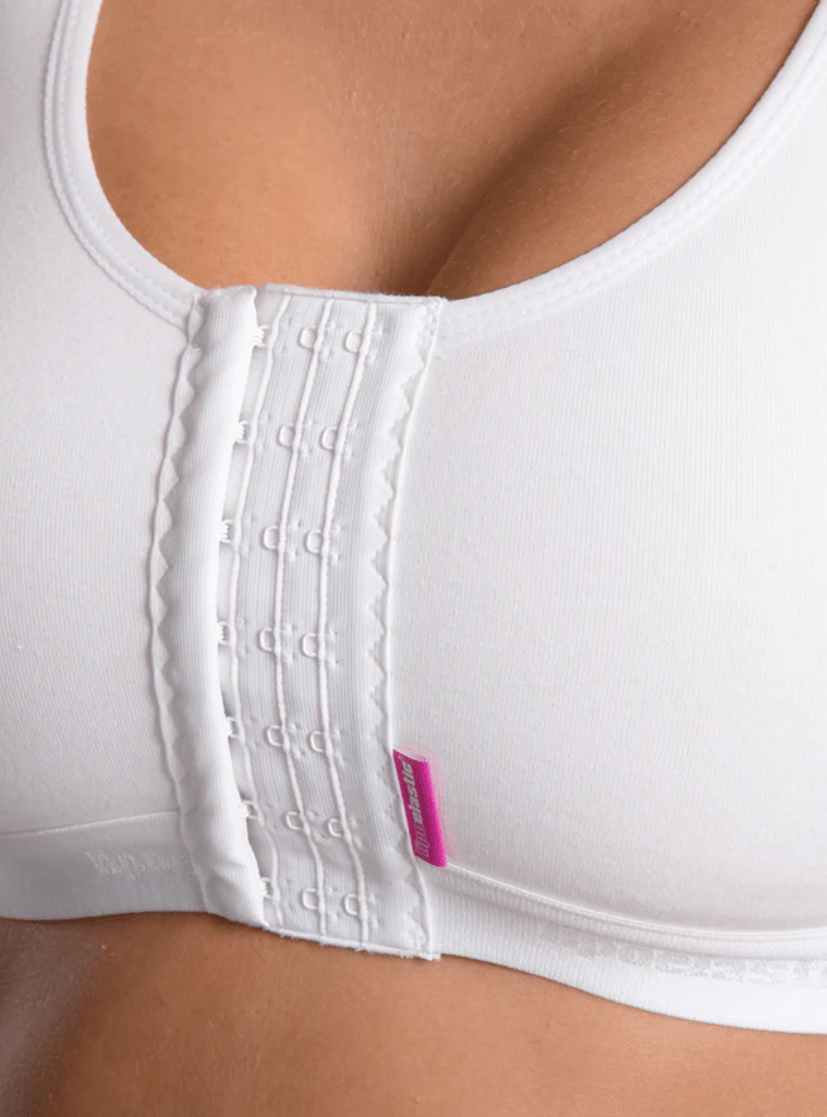 Lipoelastic PI Active Variant -  Post-Op Bra - Seamless Cotton Cups And Front Adjustable Hook And Eye Fastening - Image 3