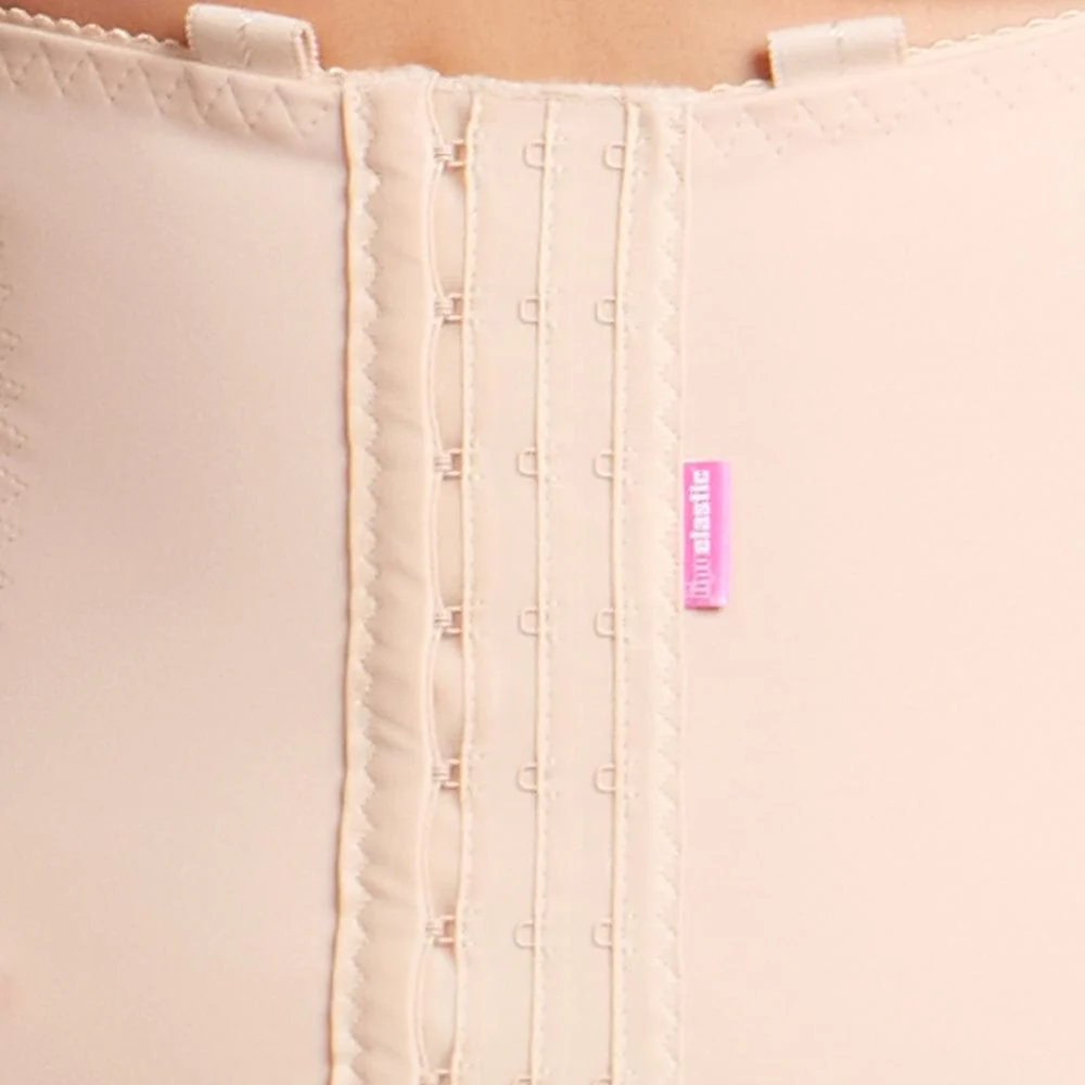 Lipoelastic VF Variant - Post Surgical Above Knee Adjustable Compression Girdle With Crotch Opening - Image 4