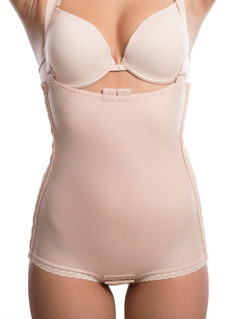 Lipoelastic VH Variant - Post Surgical Girdle - Adjustable Hook And Eye Fastening On Both Sides - Image 3