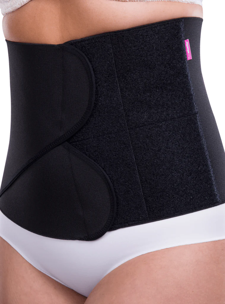 Lipoelastic Unisex Abdominal Binder - 2 Adjustable Cross Panels - Image 4