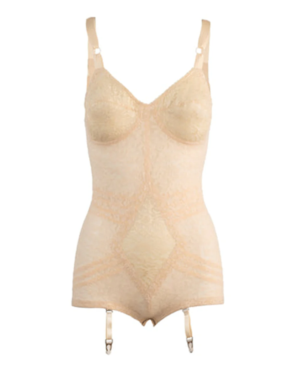 Rago Body Briefer Extra Firm Shaping - White/ Beige / Black - Image 5