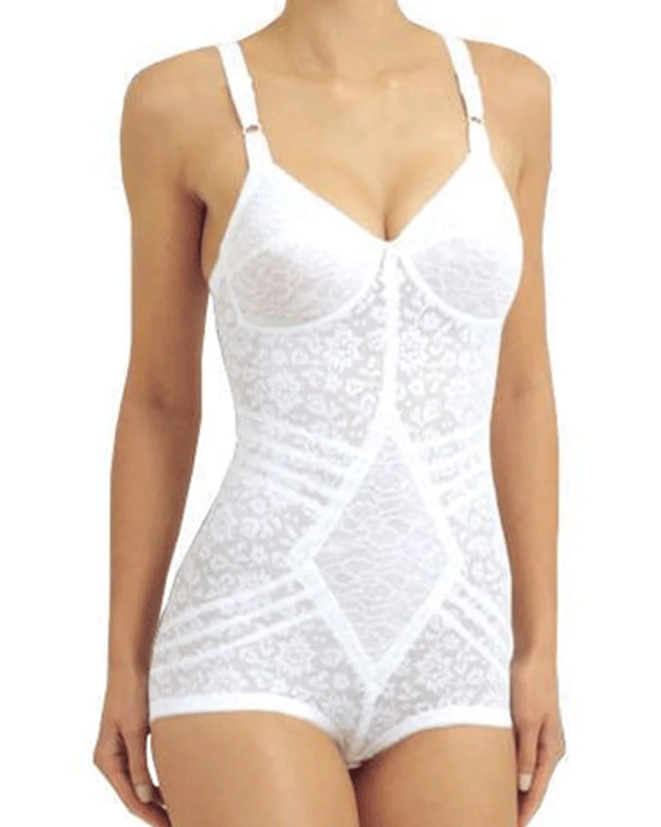 Rago Body Briefer Extra Firm Shaping - White/ Beige / Black - Image 7