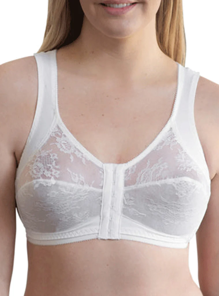 Rago Front Closure Back Support Bandeau Bra - Image 3