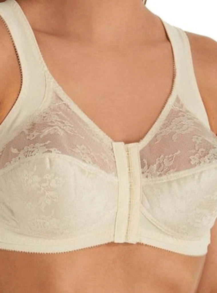 Rago Front Closure Back Support Bandeau Bra - Image 4