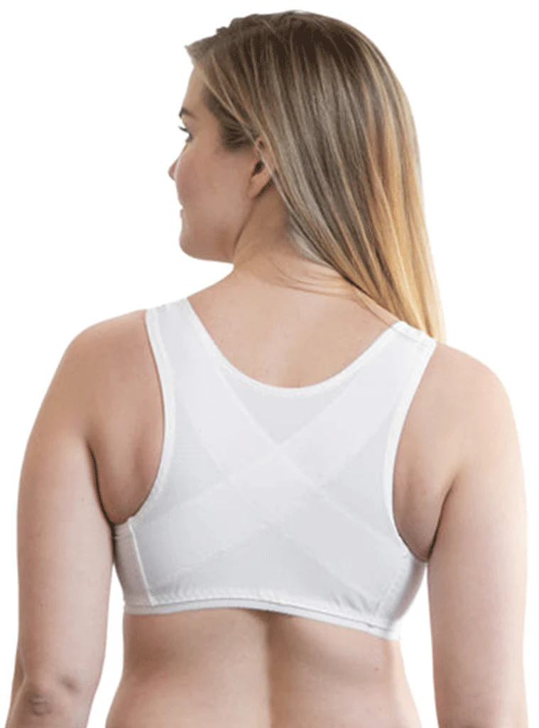 Rago Front Closure Back Support Bandeau Bra - Image 5