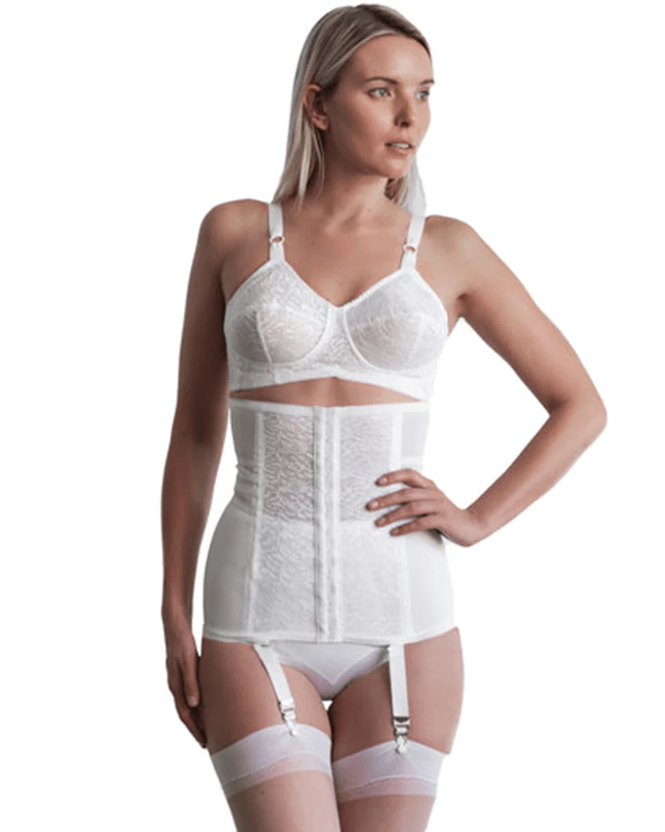 Rago Satin & Lace Expandable Cup Bra - Image 4