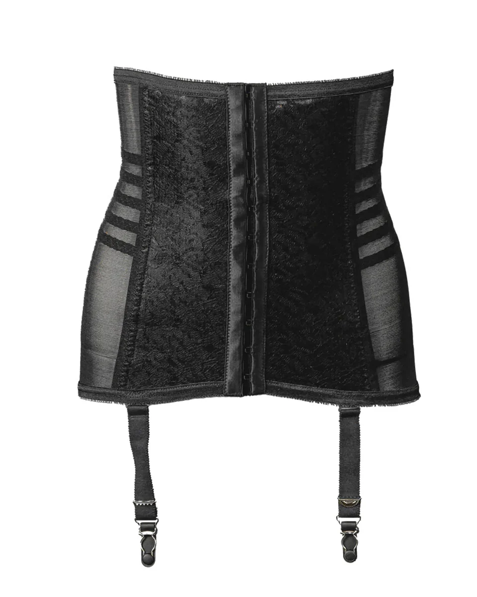Rago Waist Trainer / Girdle With Garters Firm Shaping Black - Image 3