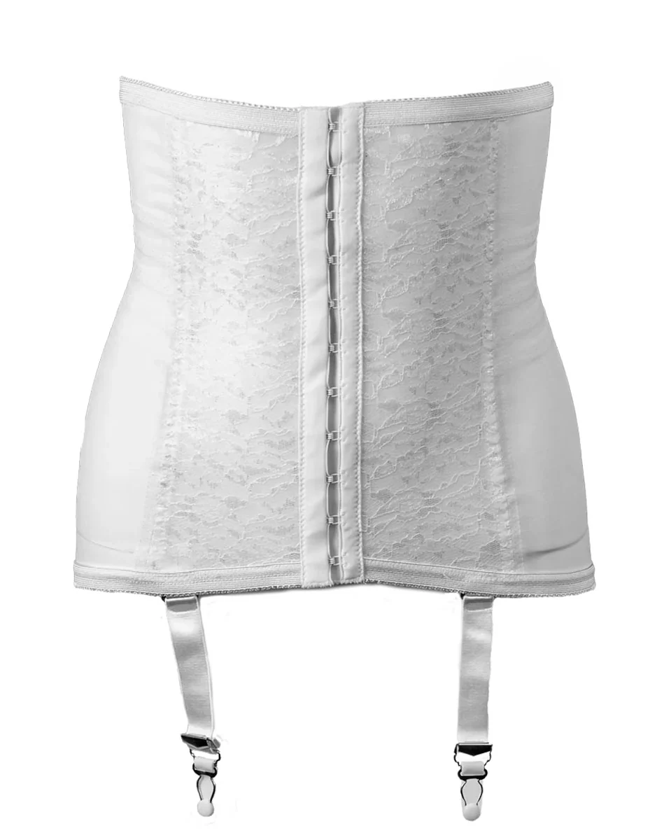 Rago Waist Trainer / Girdle With Garters Firm Shaping Black - Image 9