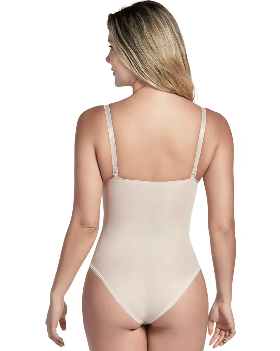 Final Sale Clearance Shaperlove Convertible Strap Thermal Panty Bodysuit - Image 6