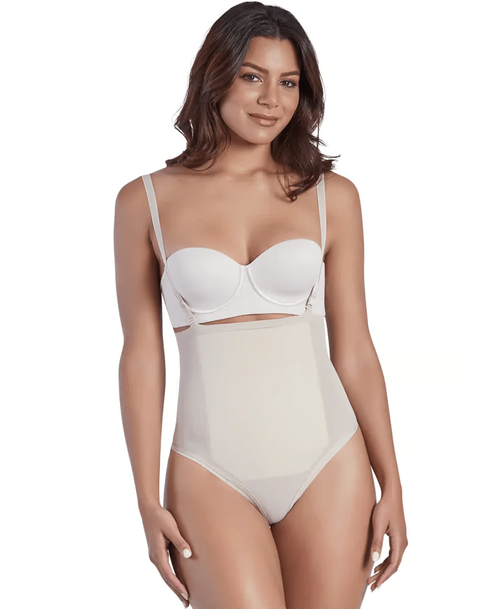 Final Sale Clearance Shaperlove Convertible Strap Thermal Thong Bodysuit - Image 3